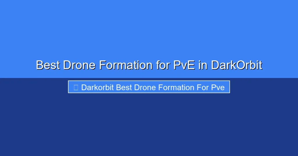 Featured image for Best Drone Formation for PvE in DarkOrbit