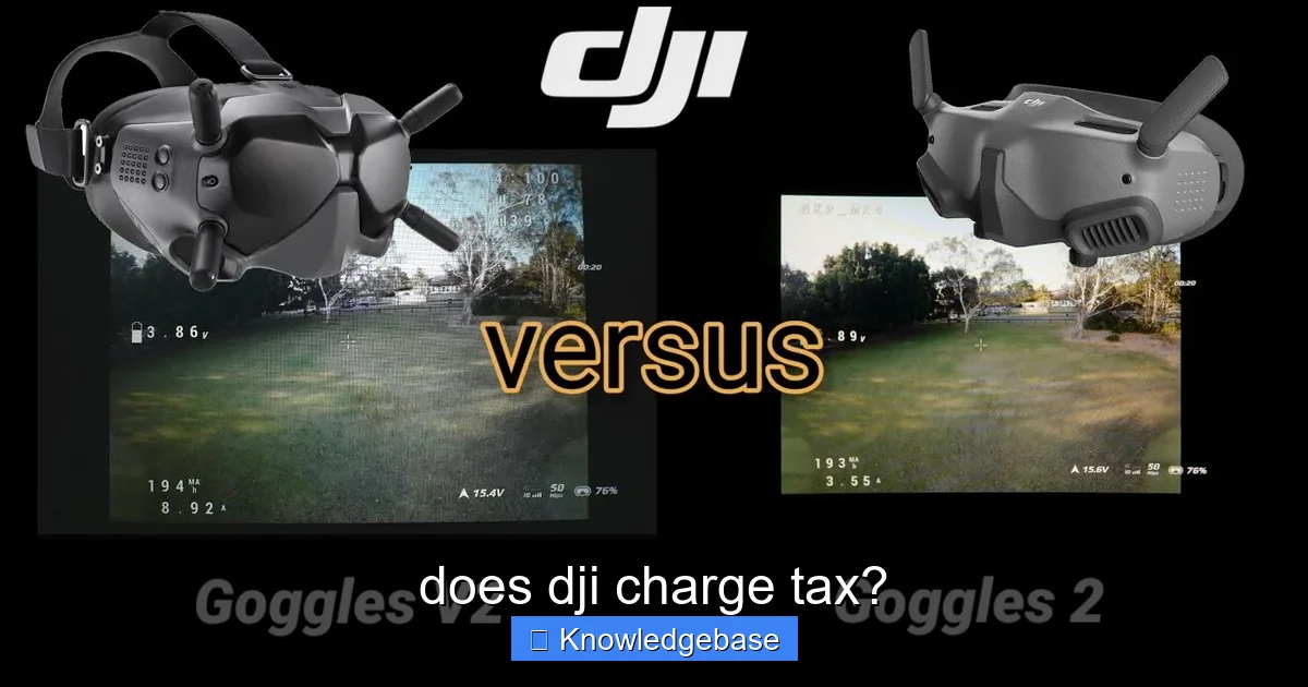 Featured image for does dji charge tax?