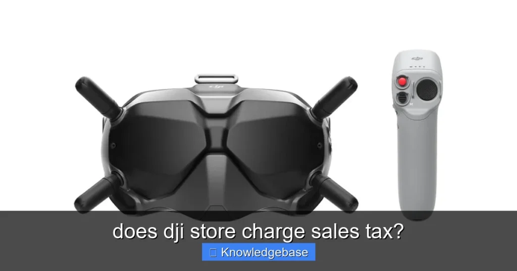 Featured image for does dji store charge sales tax?