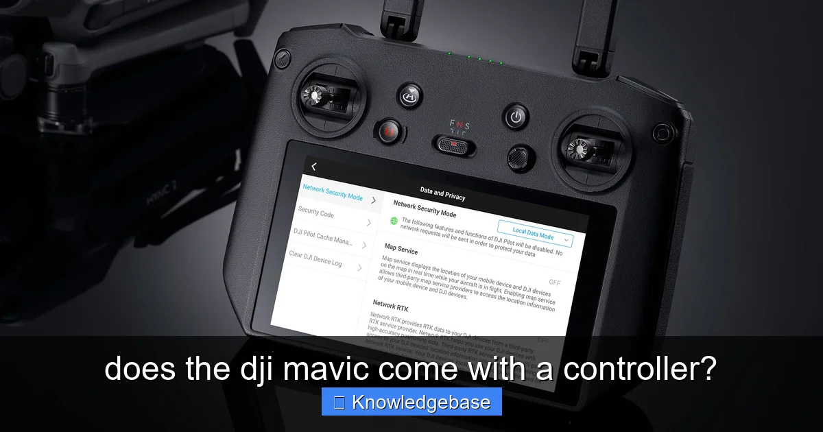 Featured image for does the dji mavic come with a controller?