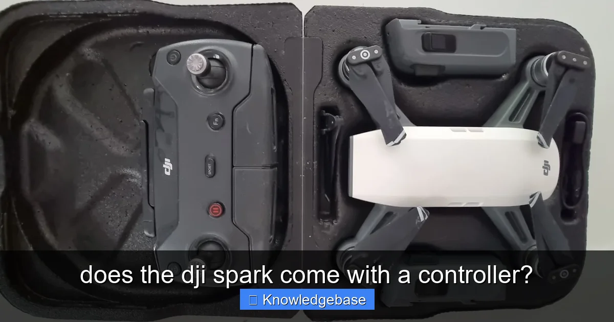 Featured image for does the dji spark come with a controller?