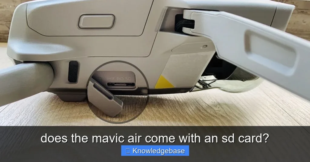 Featured image for does the mavic air come with an sd card?