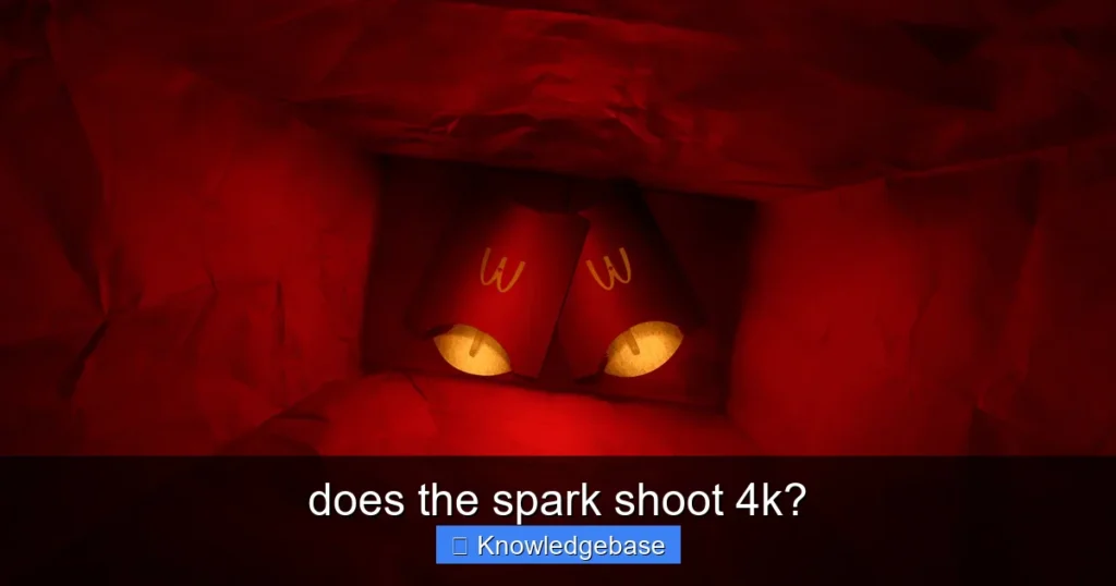 Featured image for does the spark shoot 4k?