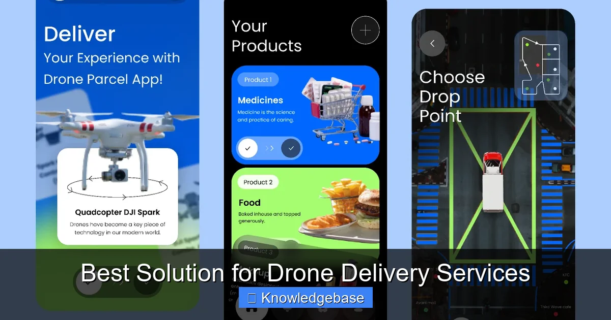 Featured image for Best Solution for Drone Delivery Services