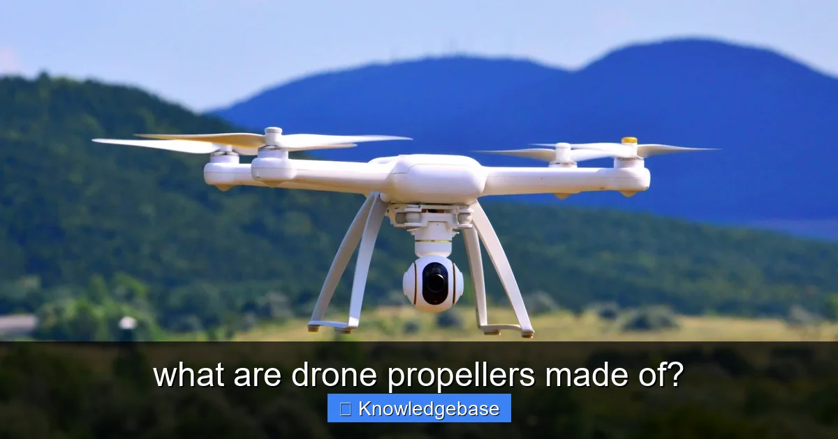 Featured image for what are drone propellers made of?