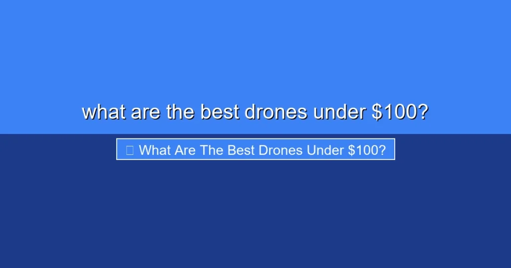 Featured image for what are the best drones under $100?