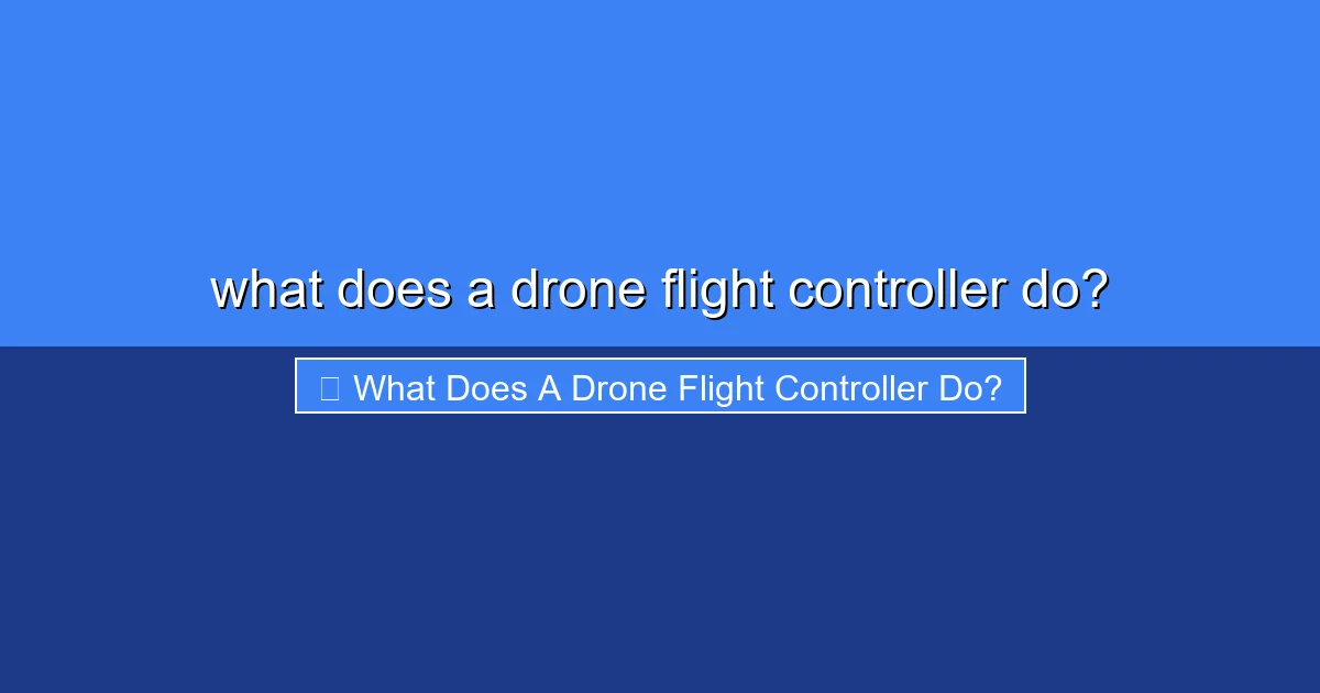 Featured image for what does a drone flight controller do?