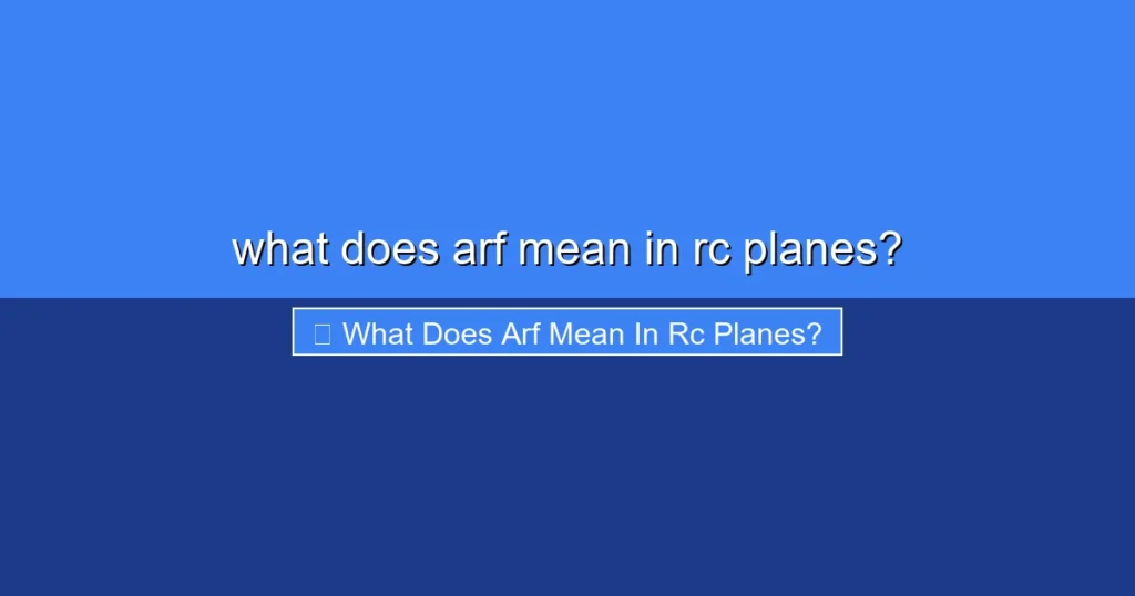 Featured image for what does arf mean in rc planes?
