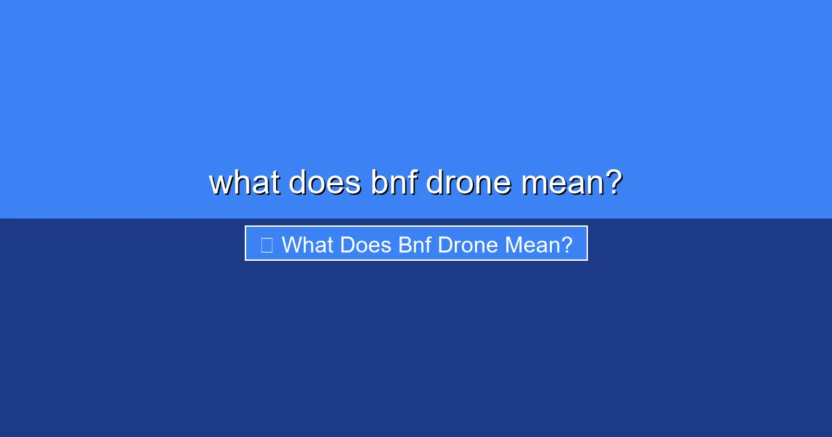 Featured image for what does bnf drone mean?