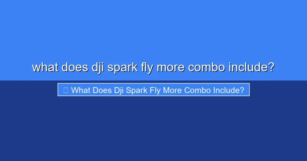 Featured image for what does dji spark fly more combo include?