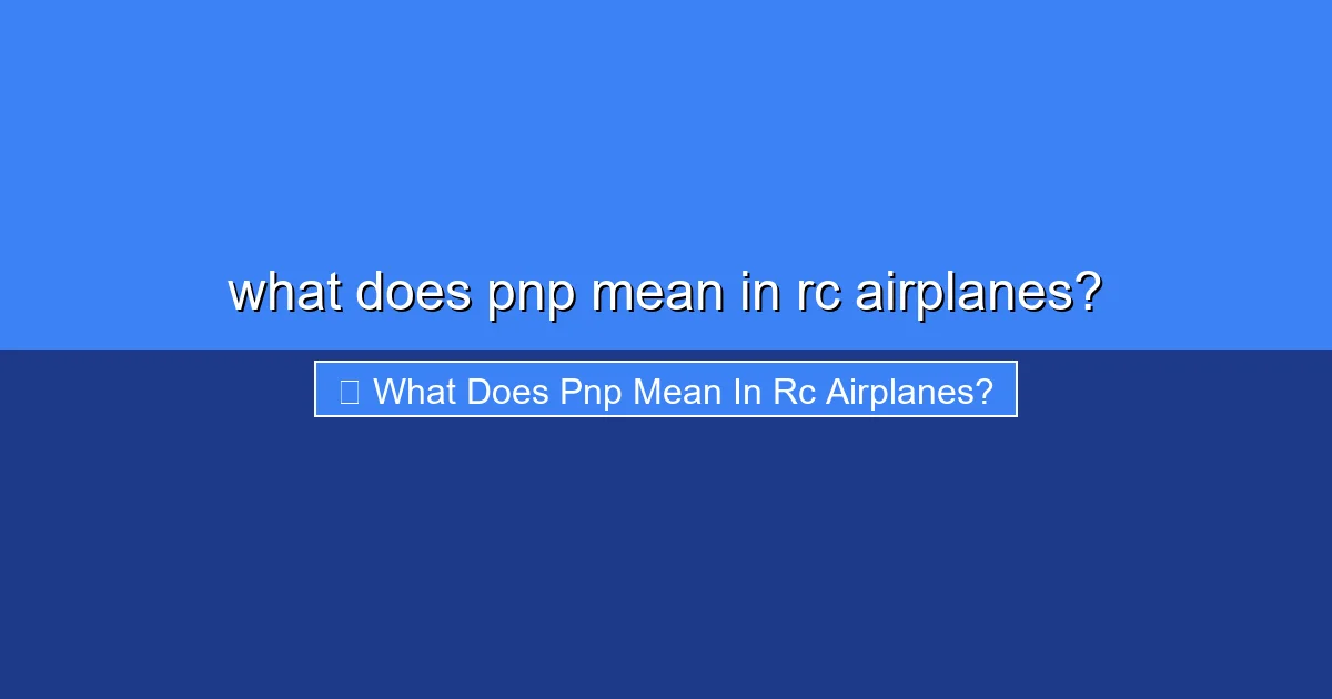 Featured image for what does pnp mean in rc airplanes?