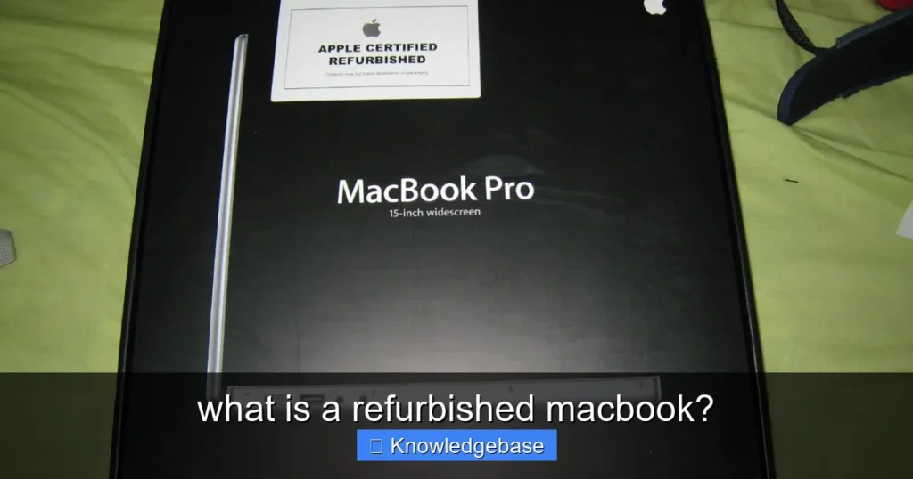Featured image for what is a refurbished macbook?
