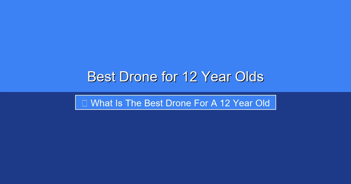 Featured image for Best Drone for 12 Year Olds