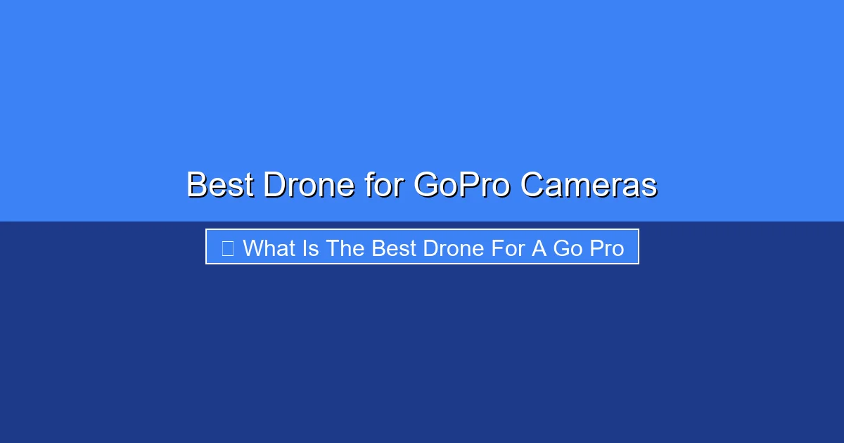Featured image for Best Drone for GoPro Cameras