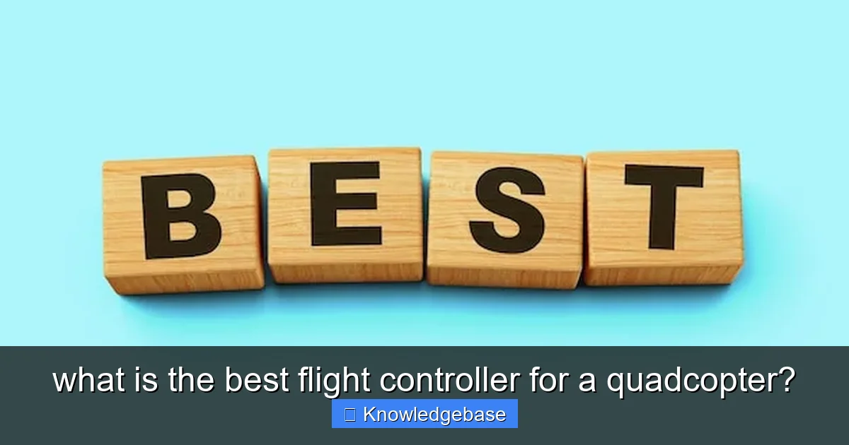 Featured image for what is the best flight controller for a quadcopter?
