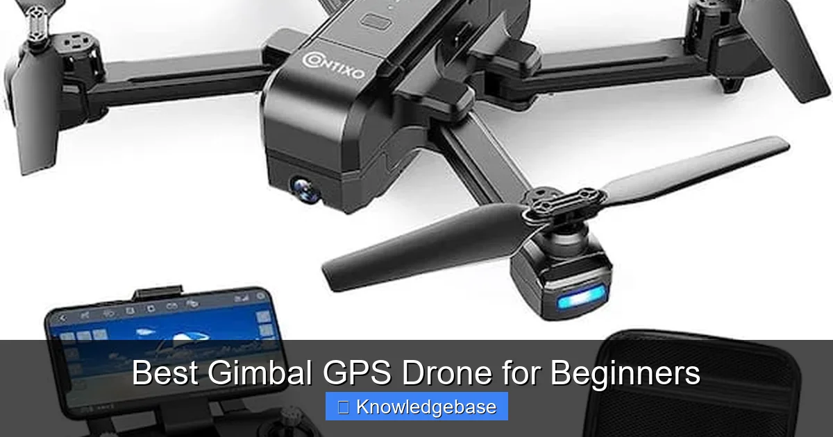 Featured image for Best Gimbal GPS Drone for Beginners
