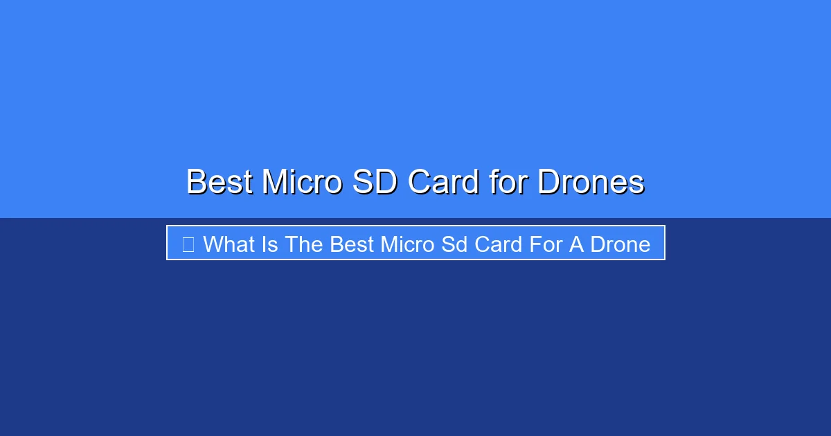 Featured image for Best Micro SD Card for Drones
