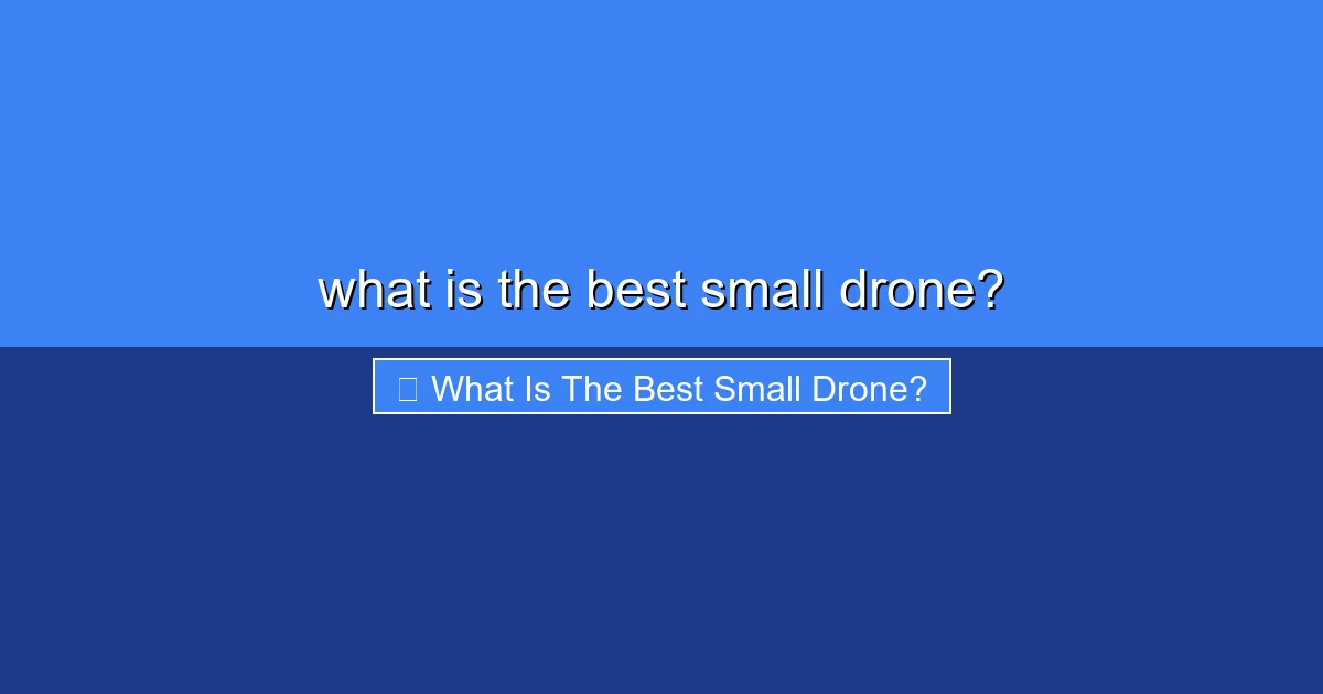 Featured image for what is the best small drone?
