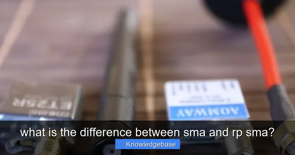 Featured image for what is the difference between sma and rp sma?