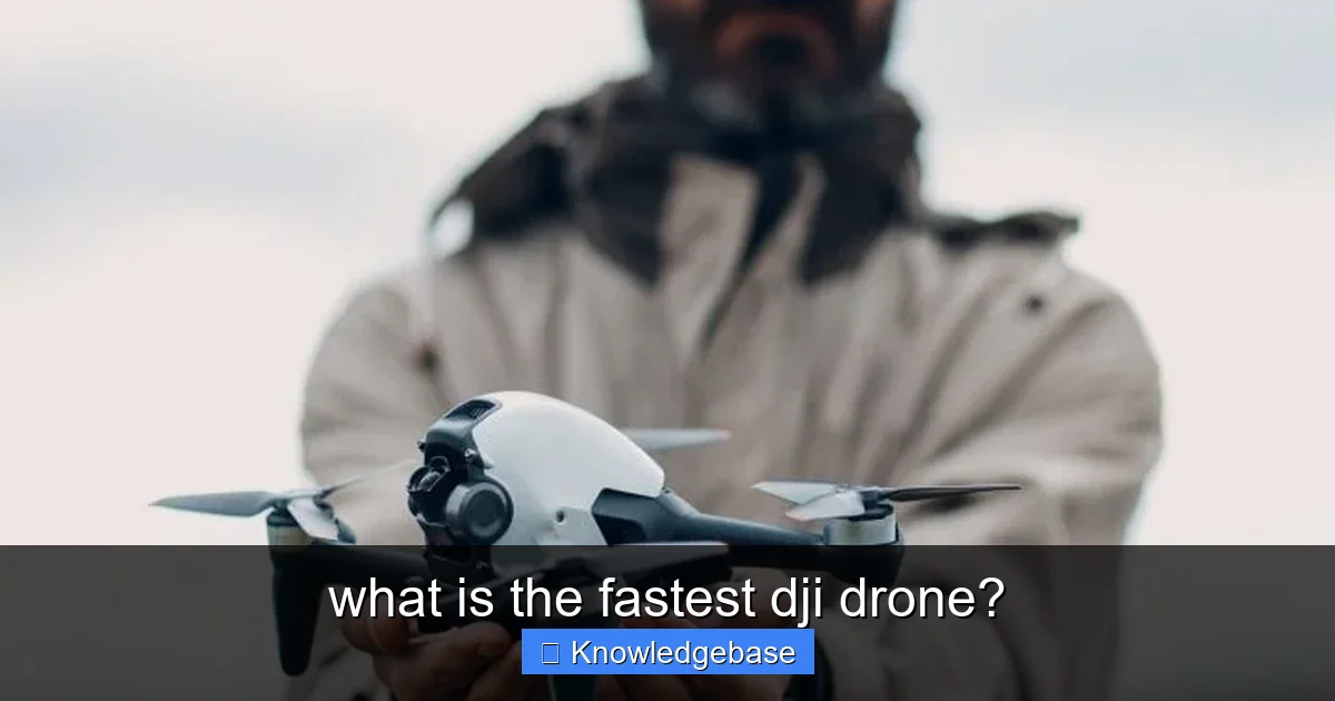 what is the fastest dji drone?