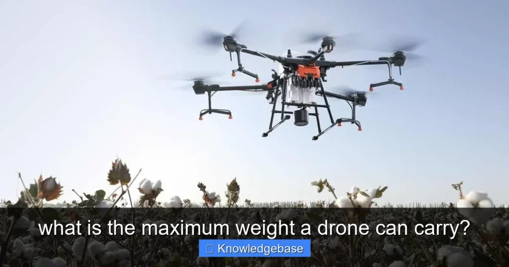 Featured image for what is the maximum weight a drone can carry?