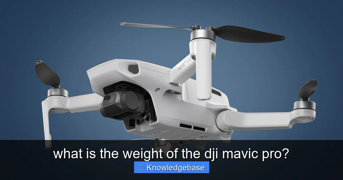 Featured image for what is the weight of the dji mavic pro?