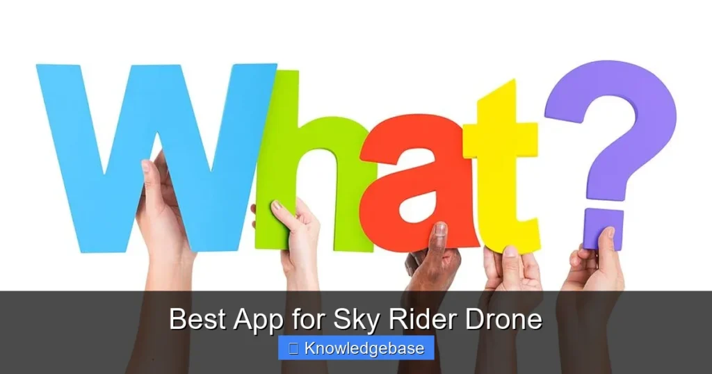 Featured image for Best App for Sky Rider Drone