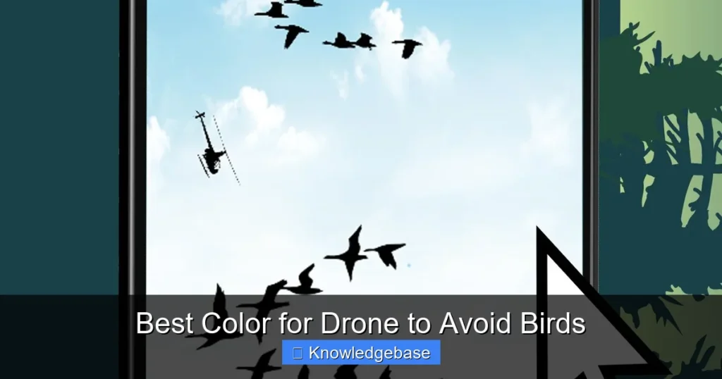 Featured image for Best Color for Drone to Avoid Birds