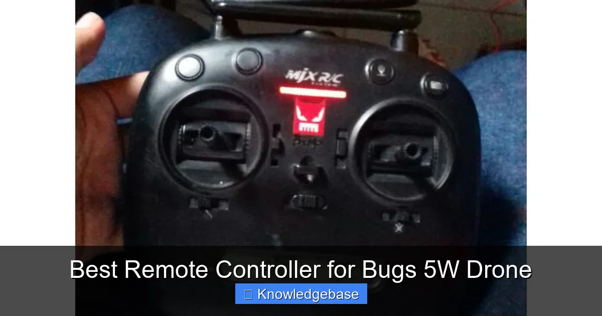Featured image for Best Remote Controller for Bugs 5W Drone