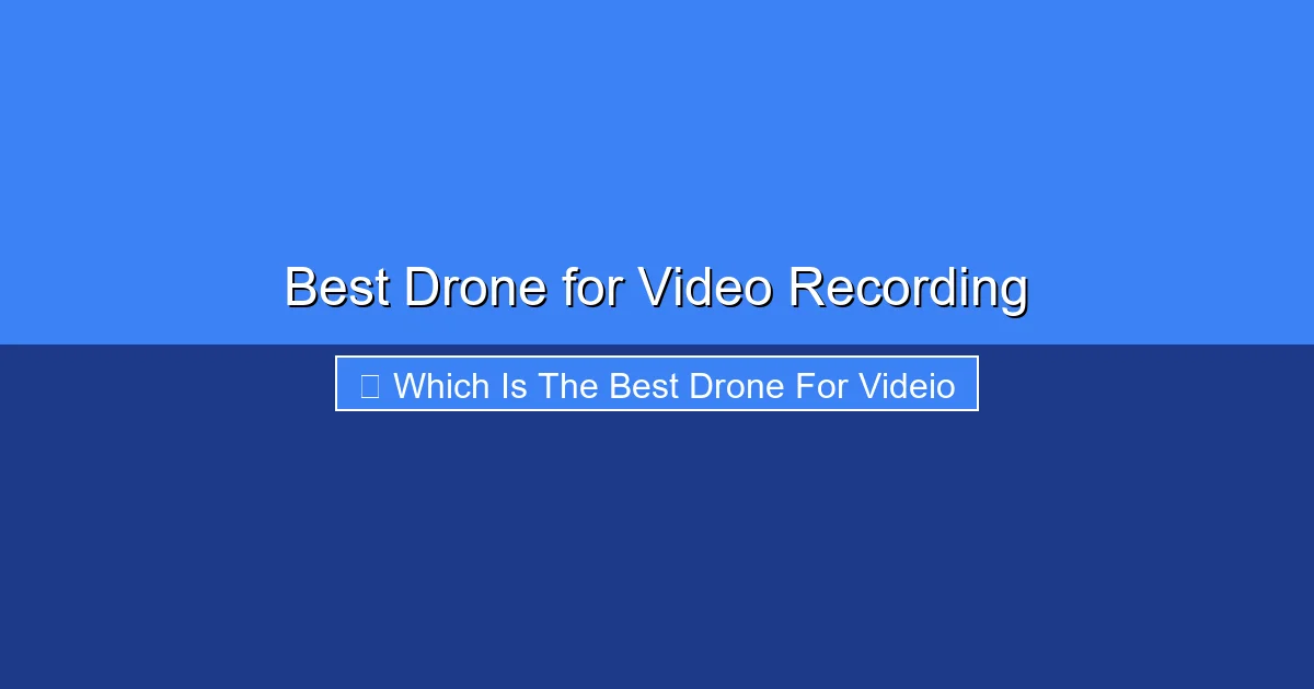 Featured image for Best Drone for Video Recording